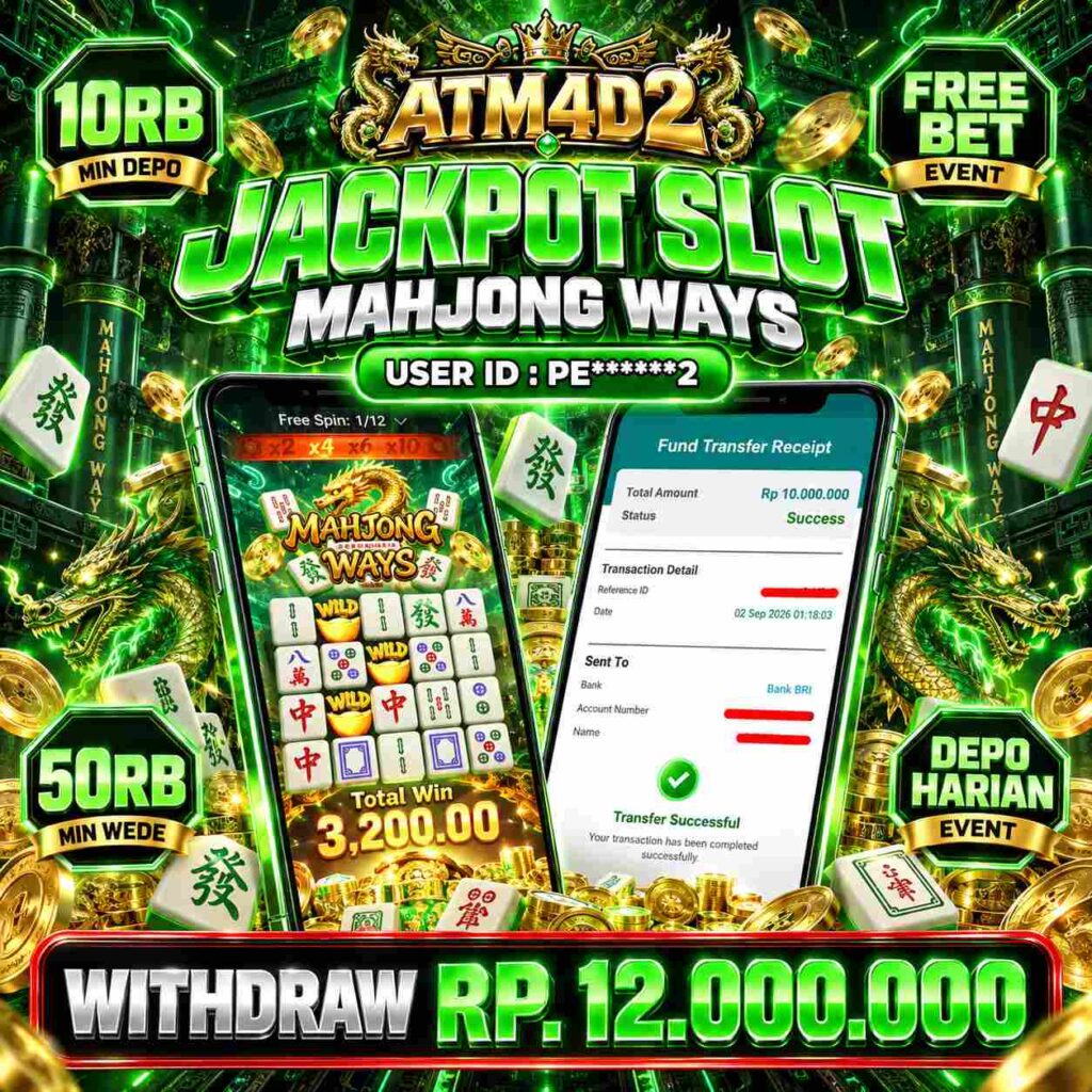 ACKPOT SLOT MAHJONG WAYS 02 SEPTEMBER 2026
