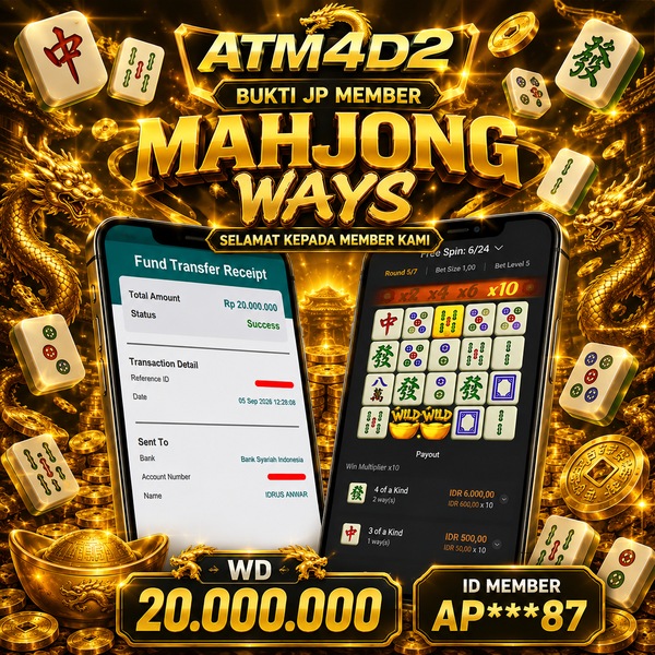 JACKPOT SLOT MAHJONG WAYS 05 SEPTEMBER 2026